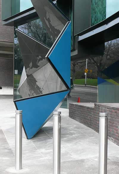 Stainless Steel Bollards complement modern architecture